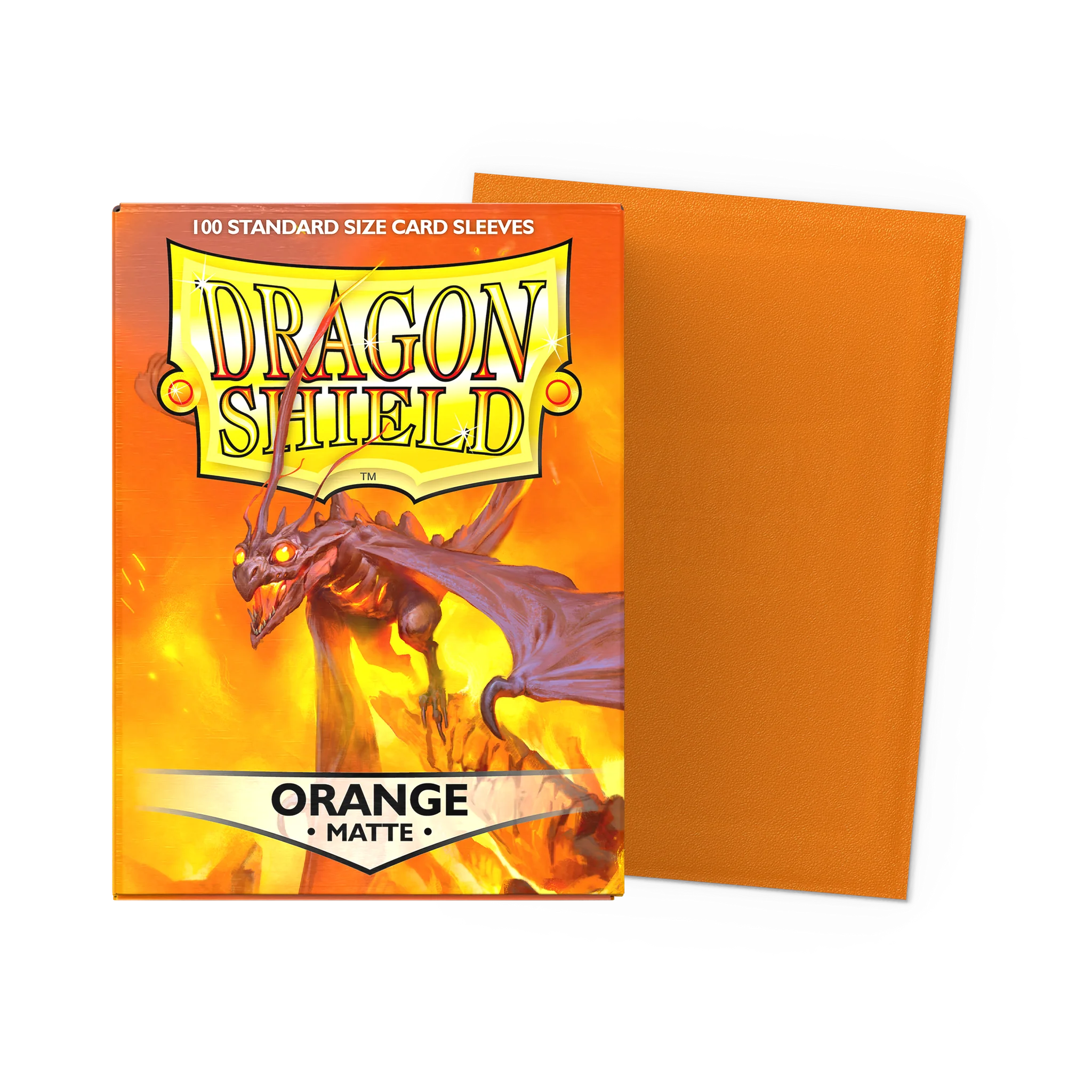 Dragon Shield ORANGE - MATTE SLEEVES