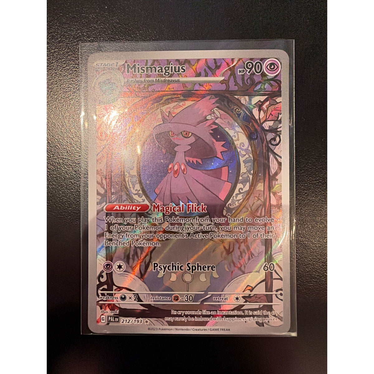 2023 Paldea Evolved Mismagius #212/193
