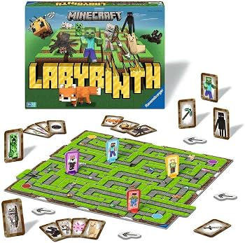 Ravensburger Minecraft Labyrinth Moving Maze Board Game
