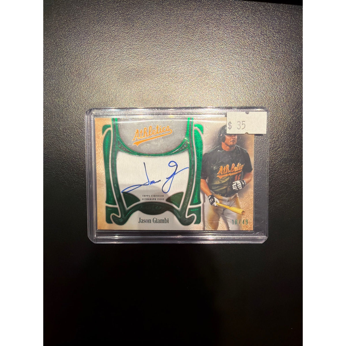 Jason Giambi Tier One auto /49
