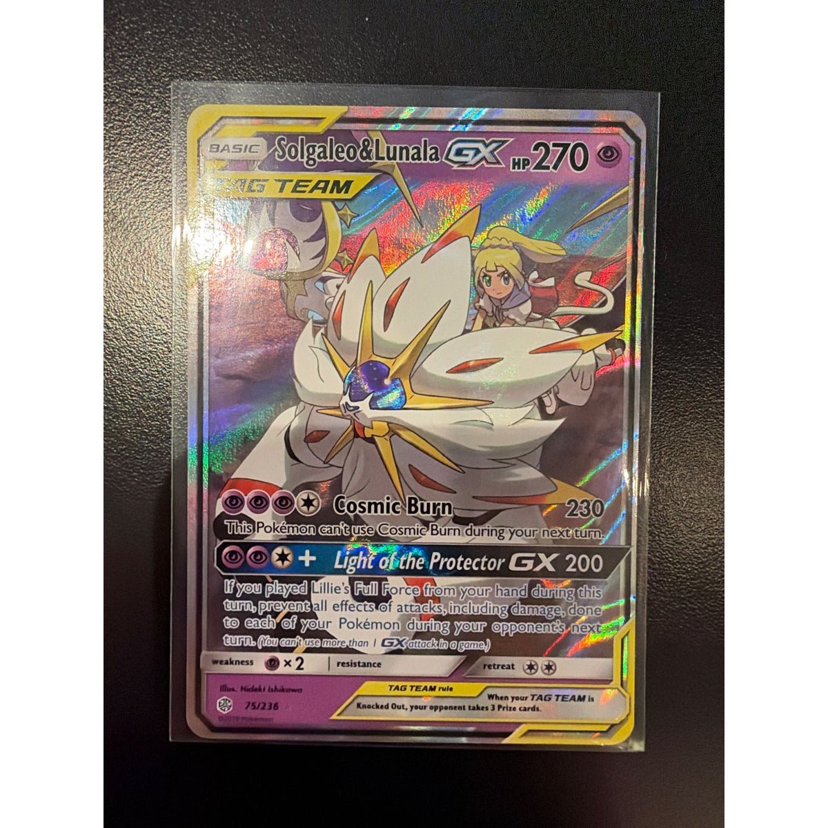 2019 Solgaleo & Lunala GX #75/236