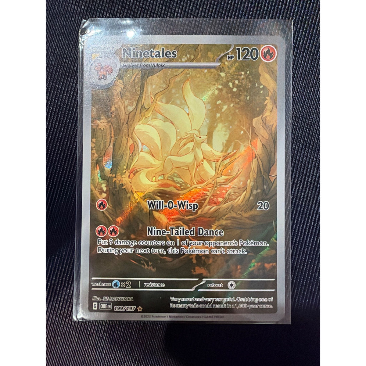2023 Obsidian Flames Ninetales #199/197