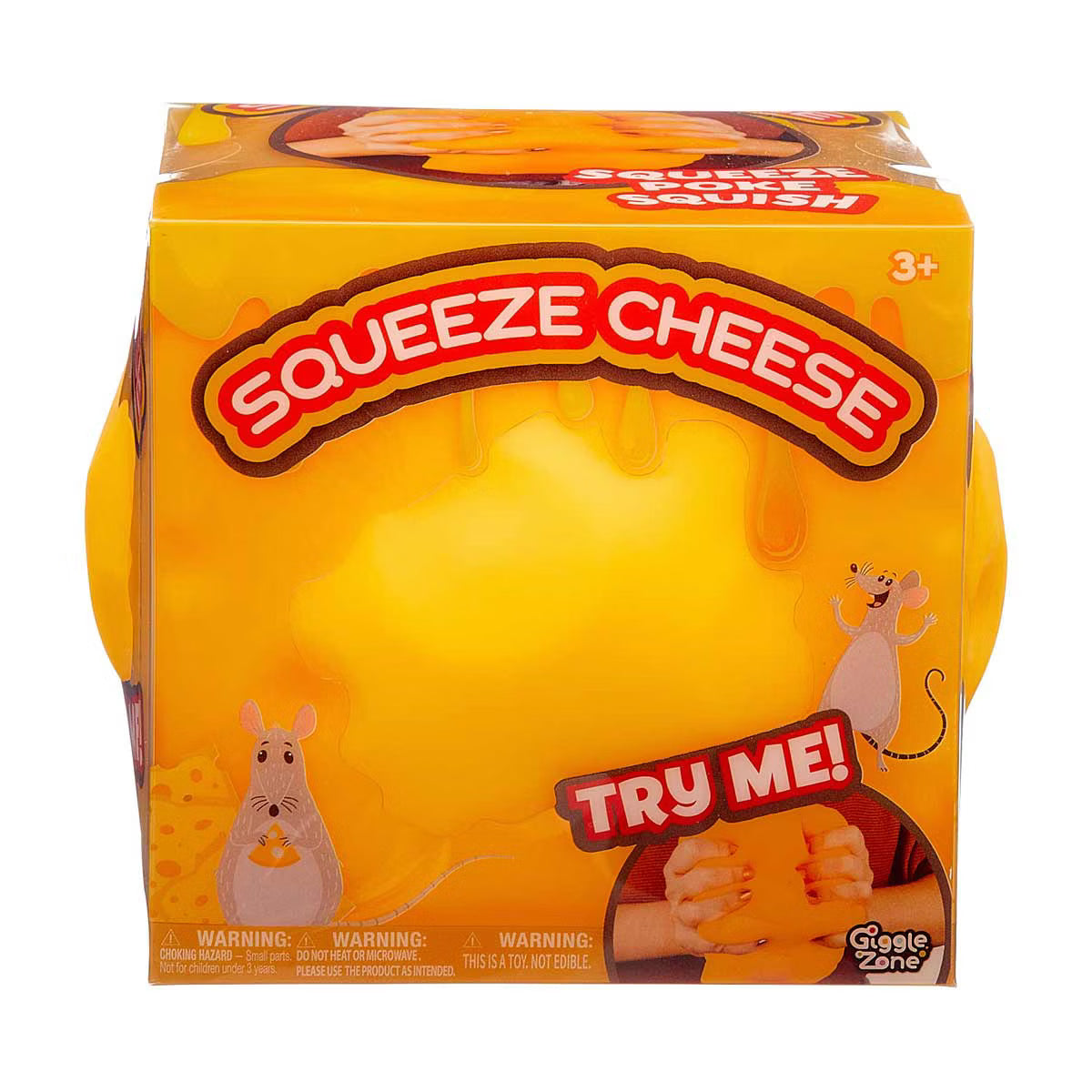 Squeeezy Cheese Squishy Toy