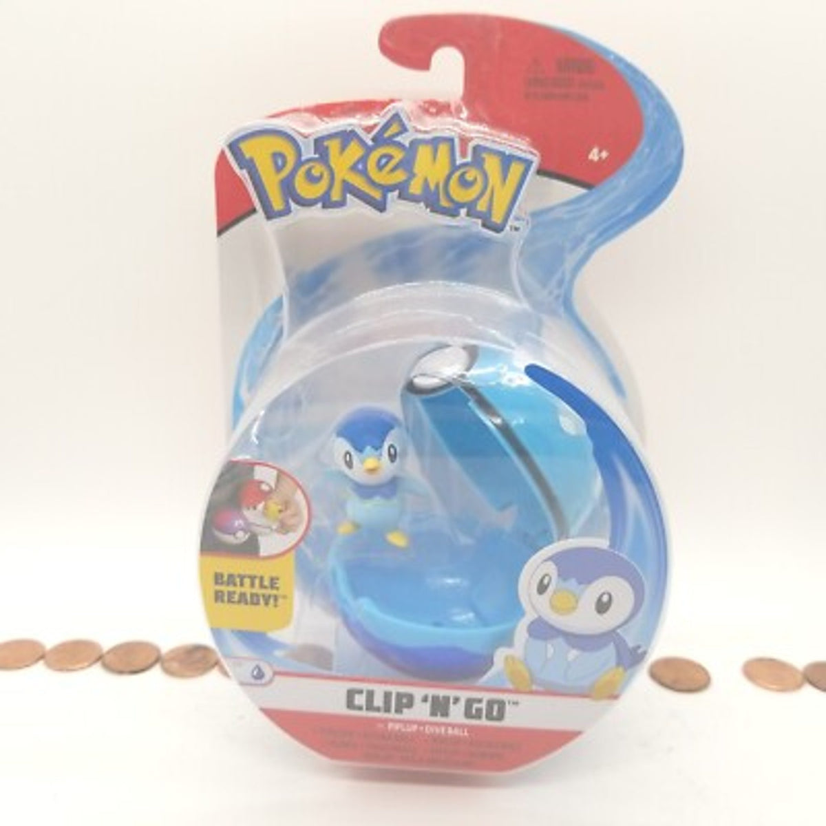Pokemon Clip N Go Piplup and Dive Ball