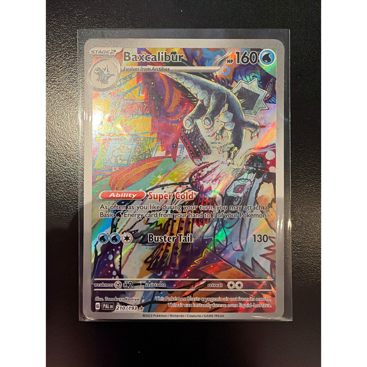 2023 Paldea Evolved Baxcalibur #210/193
