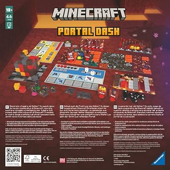 Ravensburger Minecraft Portal Dash Medium Strategy Family Board Game