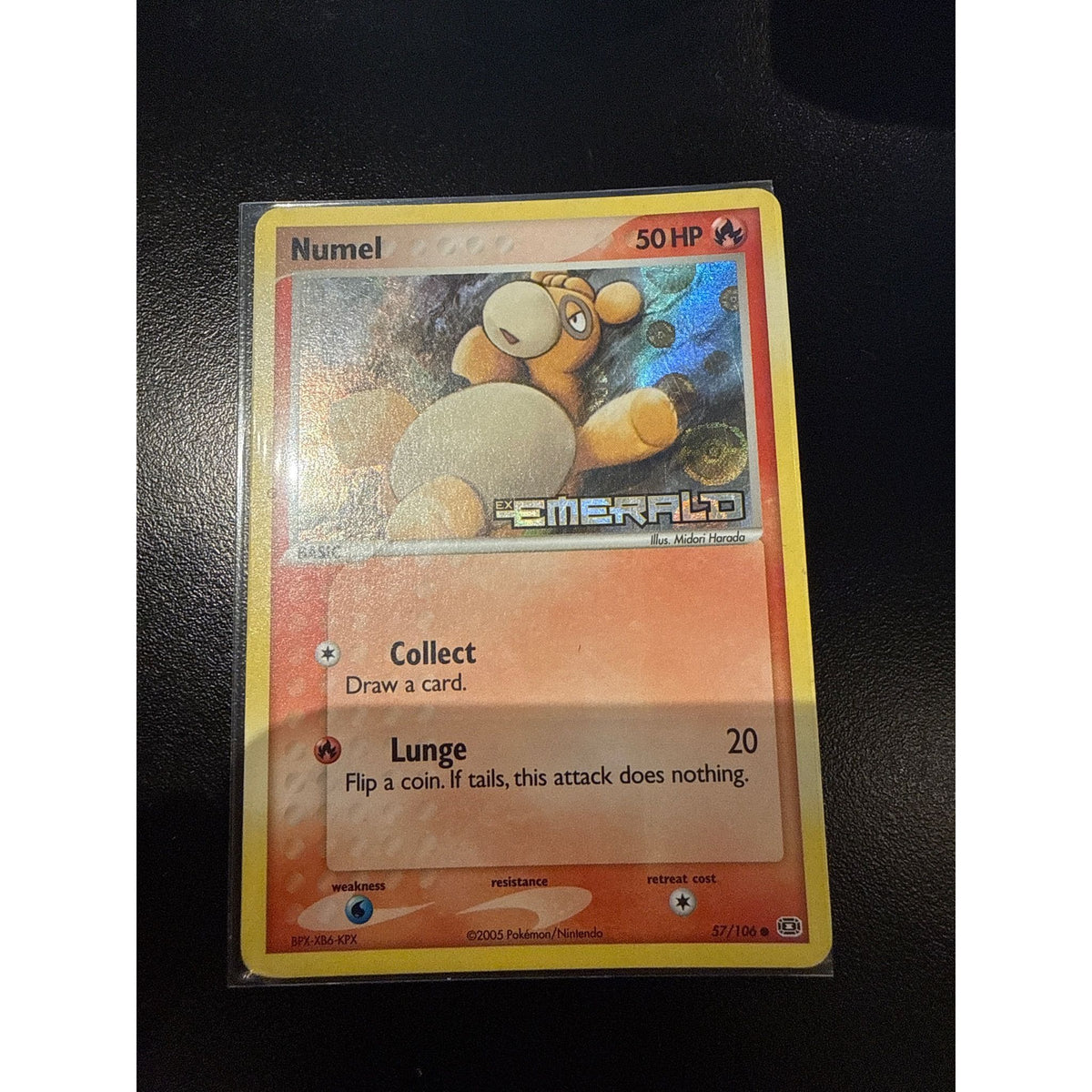2005 EX Emerald Reverse Holo Numel #57/106