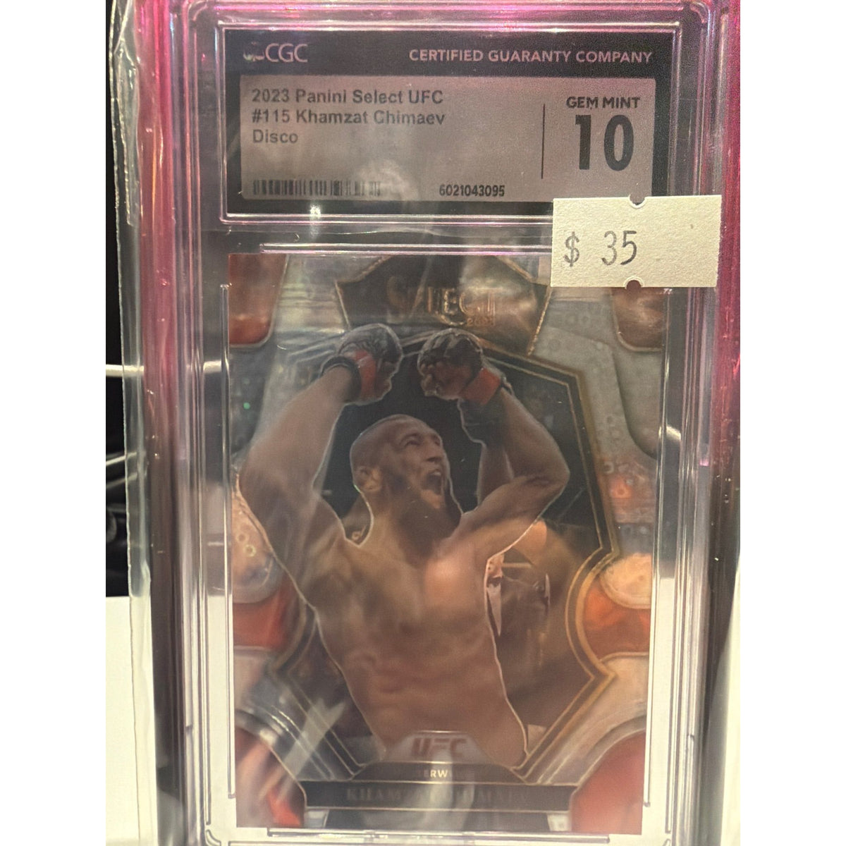 2023 Panini select USC Koza Chimaev disco CGC 10