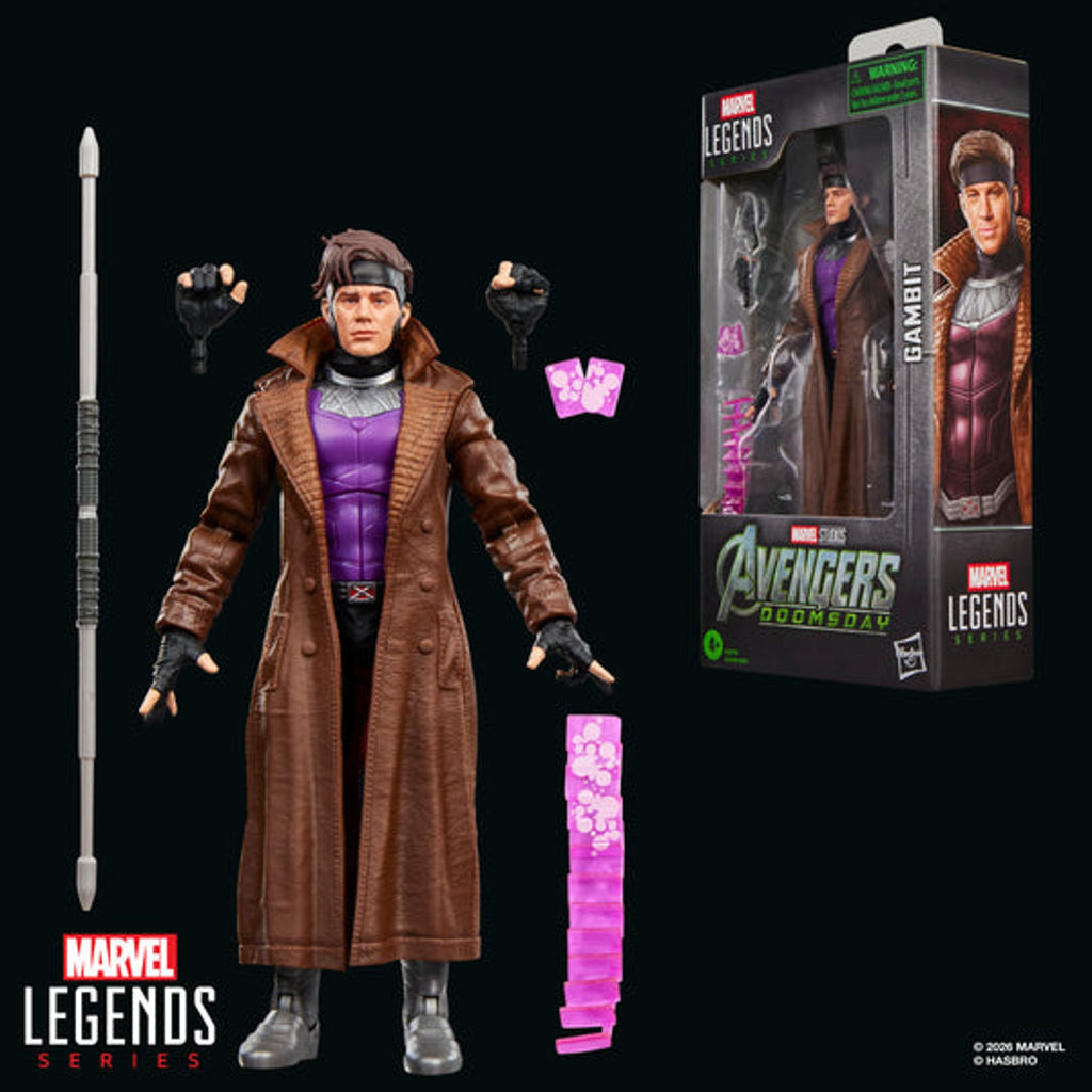 Hasbro Marvel Legends Series Gambit Avengers: Doomsday 15 Cm Action Figure
