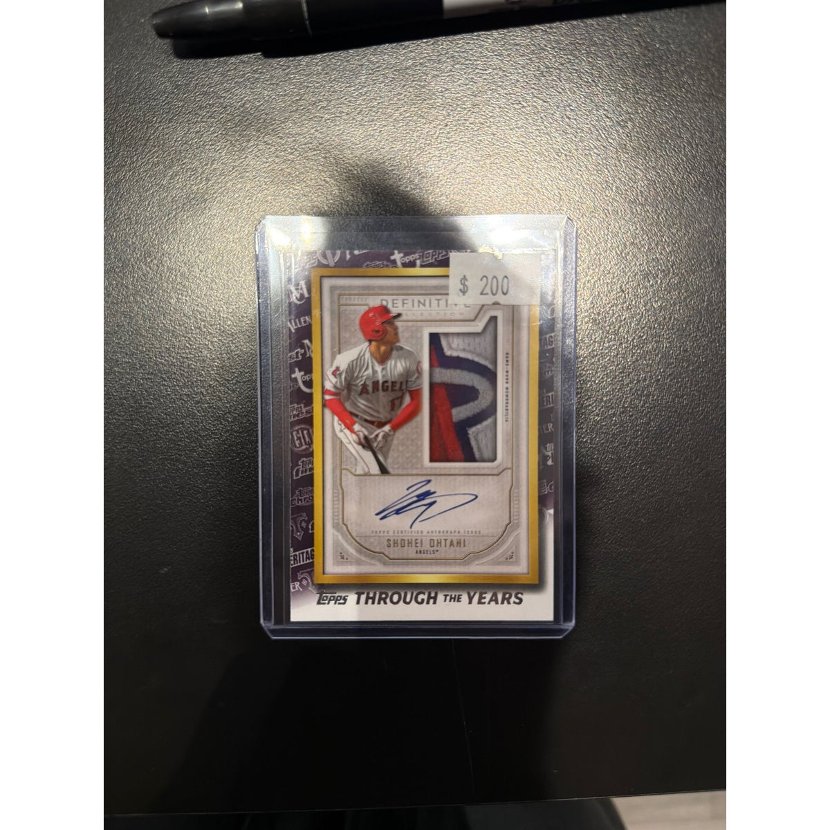 Topps Definitive Collection - Through the Years Shohei Ohtani