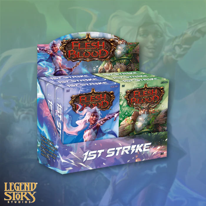 Flesh & Blood 1st Strike Blitz Deck Display