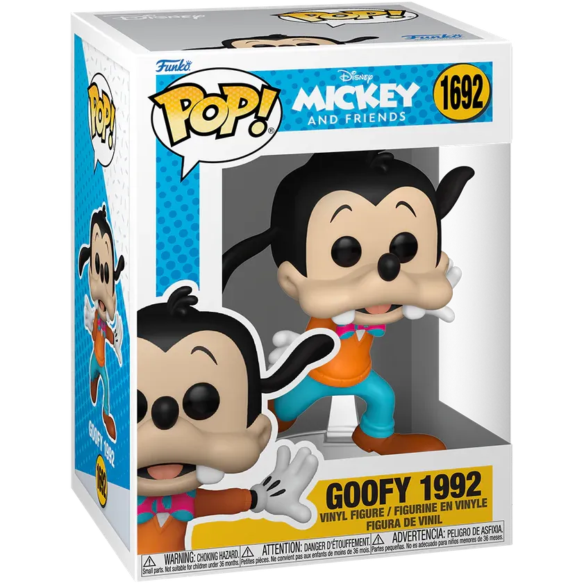 The Funko Pop! Disney: Mickey & Friends - Goofy 1992 (Box #1692)