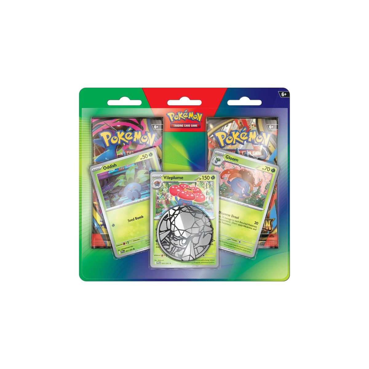Pokemon: 2-Pack Blister Pack [Oddish, Gloom, & Vileplume]