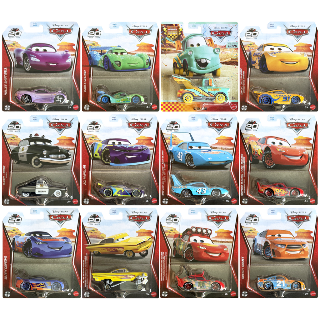 Disney Pixar Cars Character Cars 2026 Mix 8 Die-Cast Vehicle