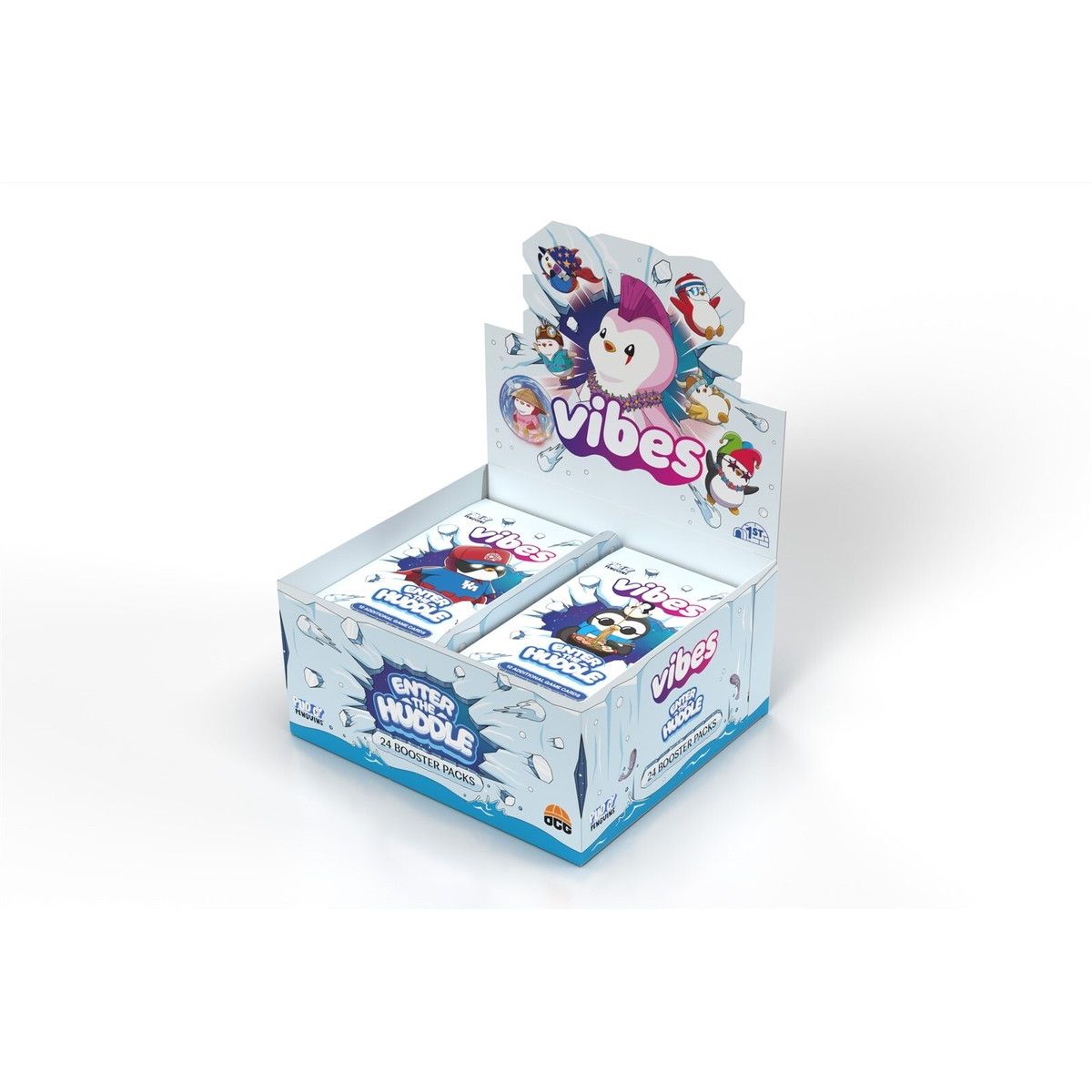 Vibes Pudgy Penguin Enter the Huddle 1st Edition Booster Box