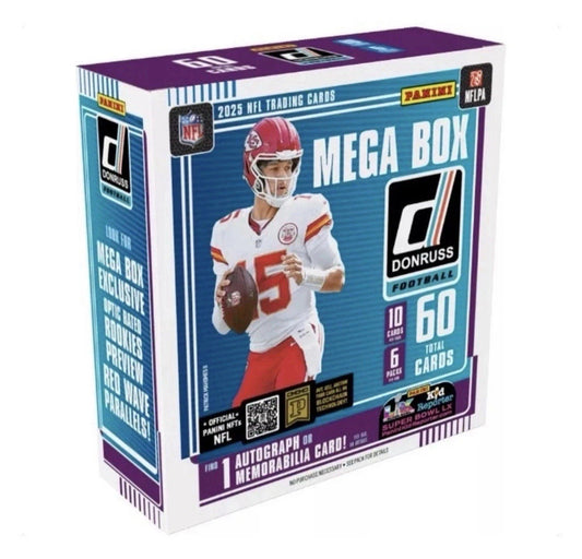2025 NFL Donruss Mega Football Box