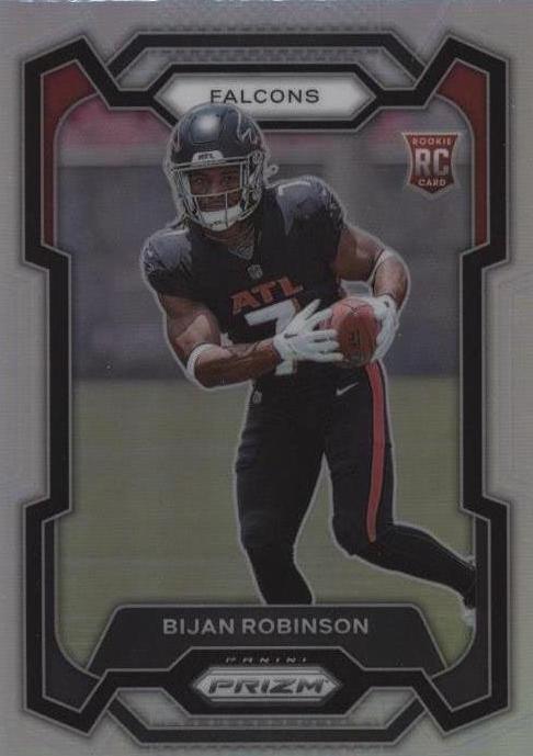 2023 Panini Prizm - Rookies Bijan Robinson #305 Silver Prizm (RC)