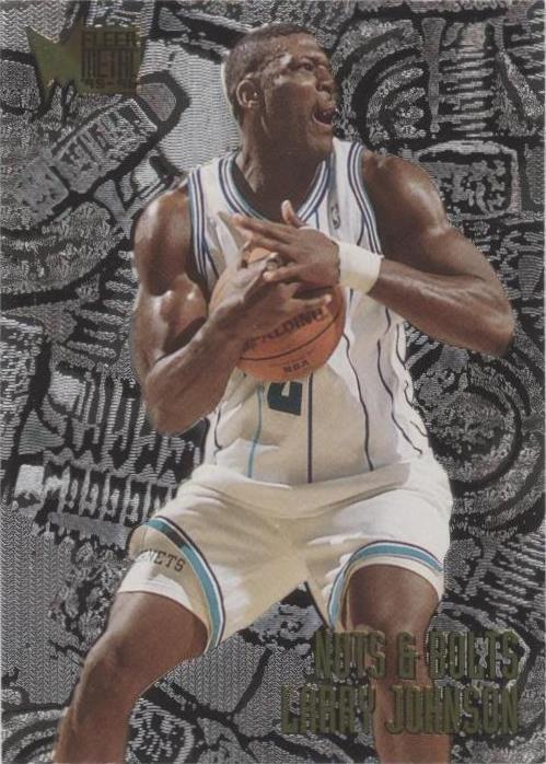 1995-96 Fleer Metal - Nuts & Bolts Larry Johnson #211