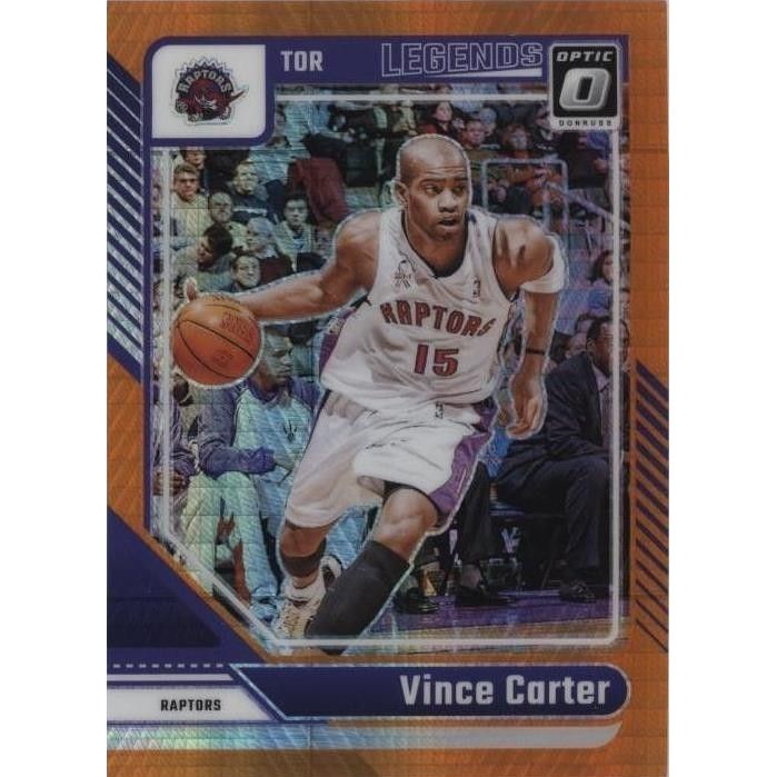 2024-25 Panini Donruss Optic - Legends Vince Carter #245 Orange Hyper Prizm /299