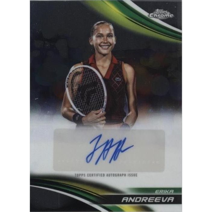 2025 Topps Chrome - Autographs I Erika Andreeva #CA-EAA (AU)