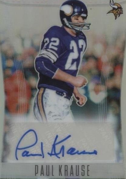 2024 Panini Prizm Deca - Signatures Paul Krause #S-PKE Silver Prizm (AU)