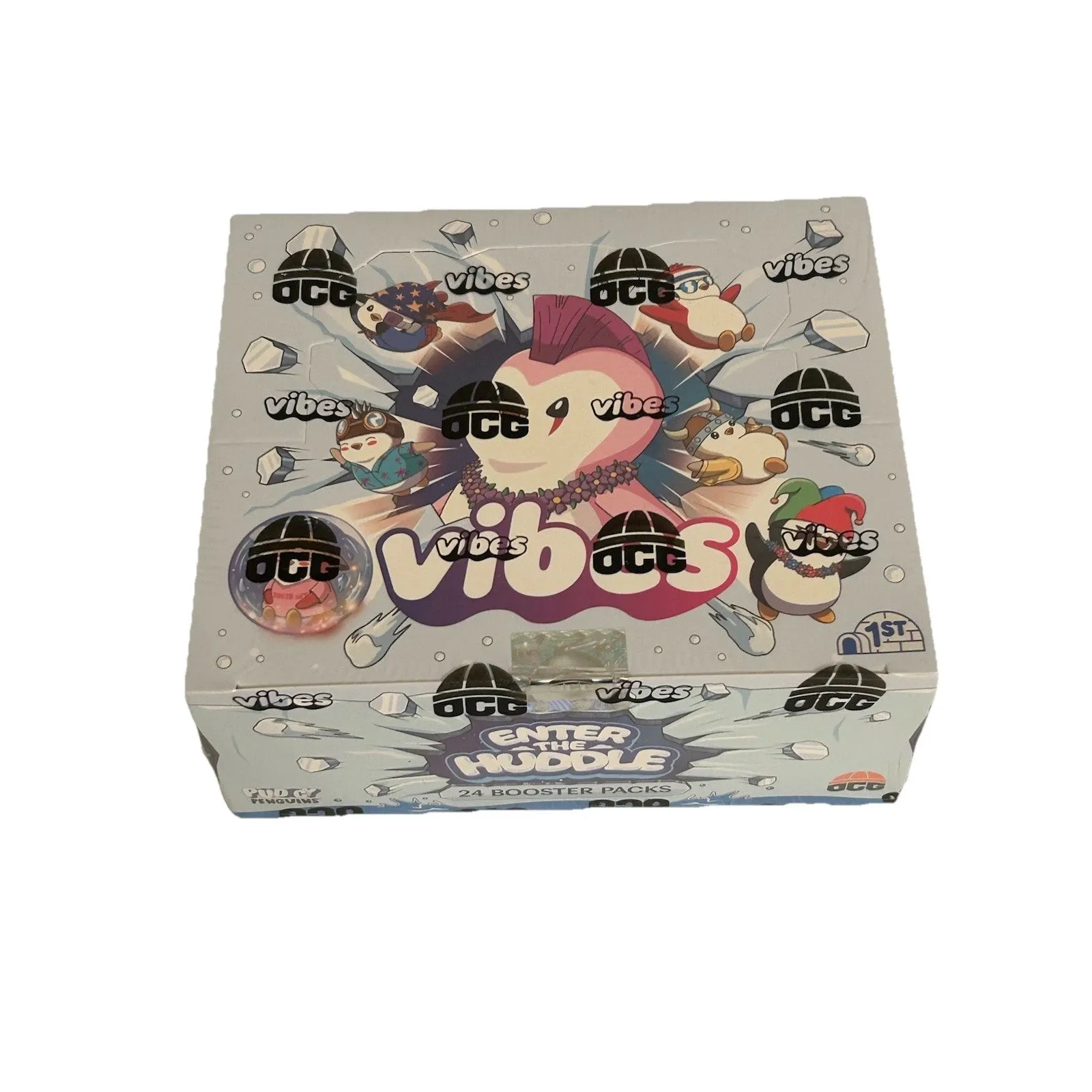 Pudgy Penguins 1st Edition Vibes Enter the Huddle Booster Box