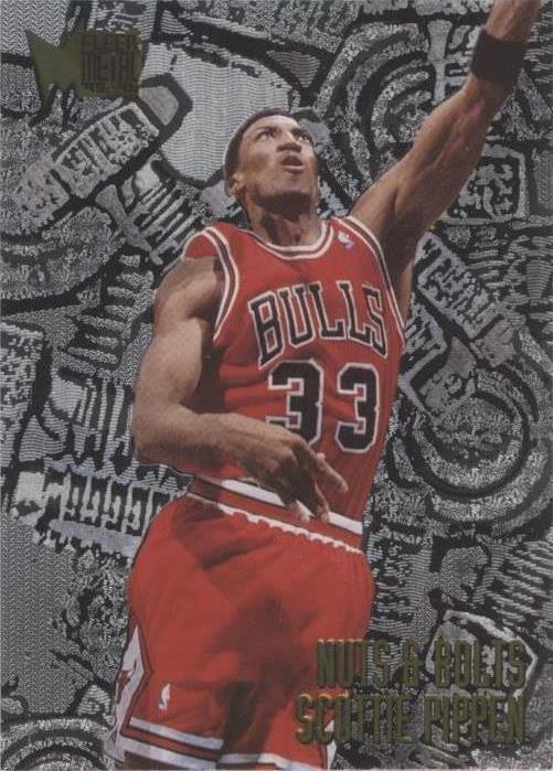 1995-96 Fleer Metal - Nuts & Bolts Scottie Pippen #216