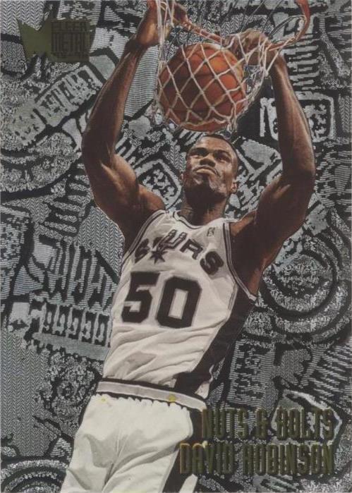 1995-96 Fleer Metal - Nuts & Bolts David Robinson #217