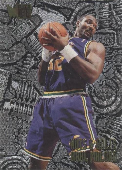 1995-96 Fleer Metal - Nuts & Bolts Karl Malone #214