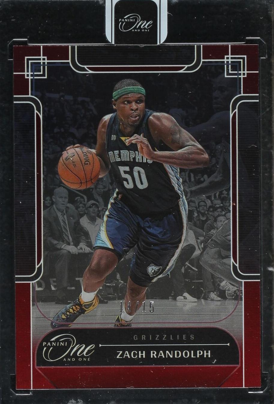 2023-24 Panini One and One - Legends Zach Randolph #173 Red /15