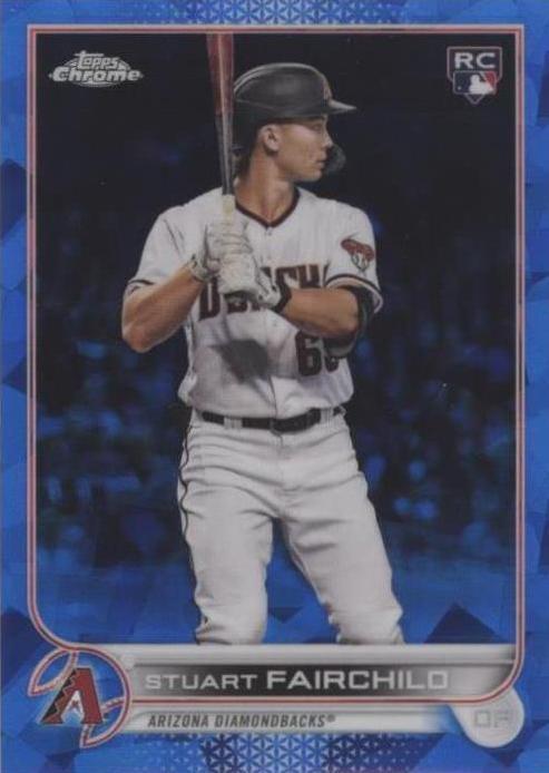 2022 Topps Chrome Sapphire Edition Gold /50- Stuart Fairchild #163 (RC)
