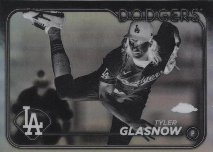 2024 Topps Chrome - Tyler Glasnow #54 Negative Refractor