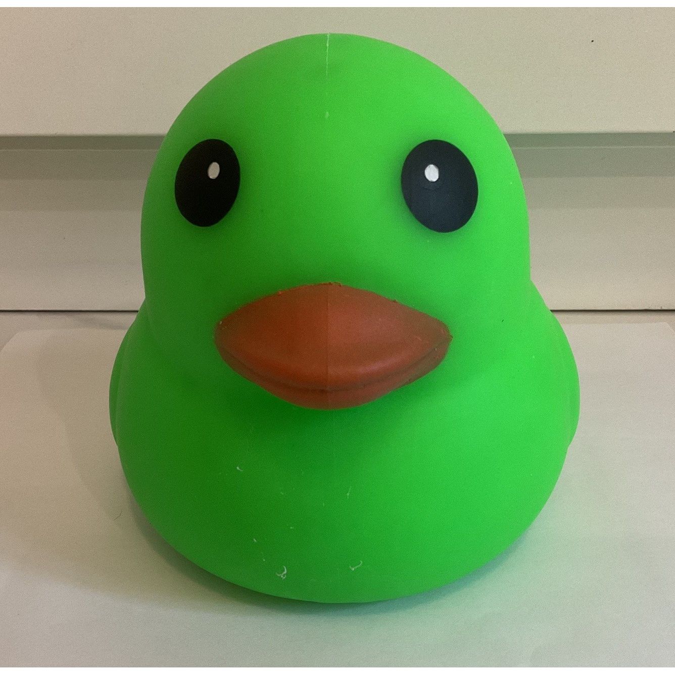 Squeeezy Lime Green Duck Squishy Toy