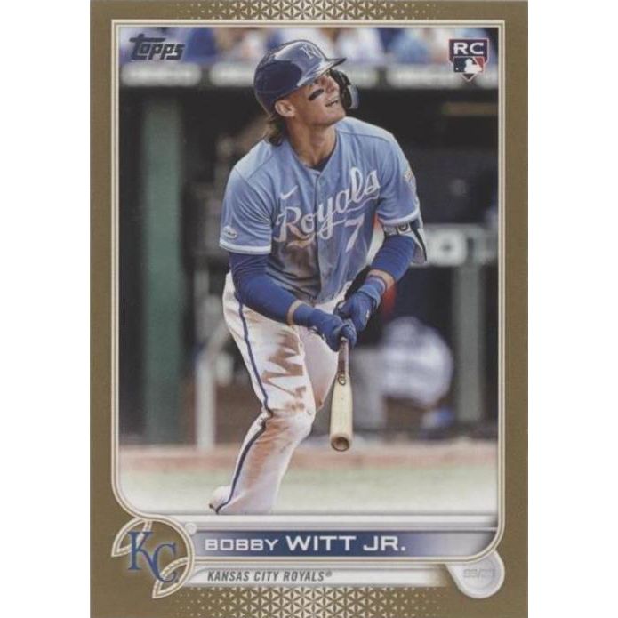 2022 Topps Update Series - Bobby Witt Jr. #US100 Gold /2022 (RC)