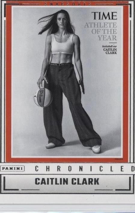 2025 Panini Caitlin Clark Chronicled TIME Athlete #99 Snapshots WNBA