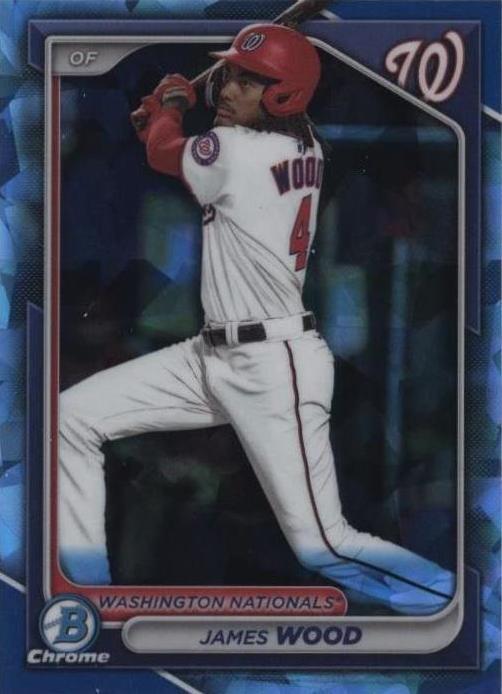 2024 Bowman Sapphire Edition - Chrome Prospects James Wood #BCP-91 (RC)