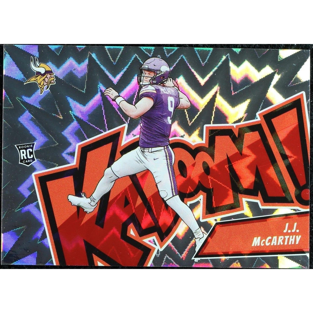 2024 Panini Absolute Kaboom! Horizontal J.J. McCarthy #13 Rookie