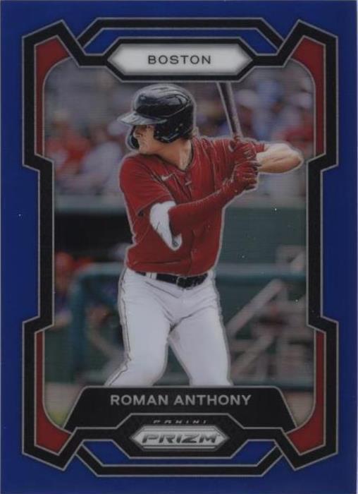 2024 Panini Prizm - Roman Anthony #49 Blue Prizm /199 (RC)