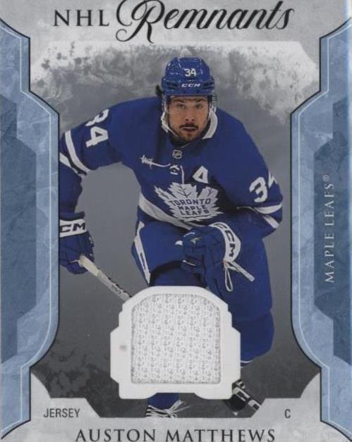 AUSTON MATTHEWS 2023 Upper Deck Artifacts NHL Remnants Game-Used Jersey #NR-AM