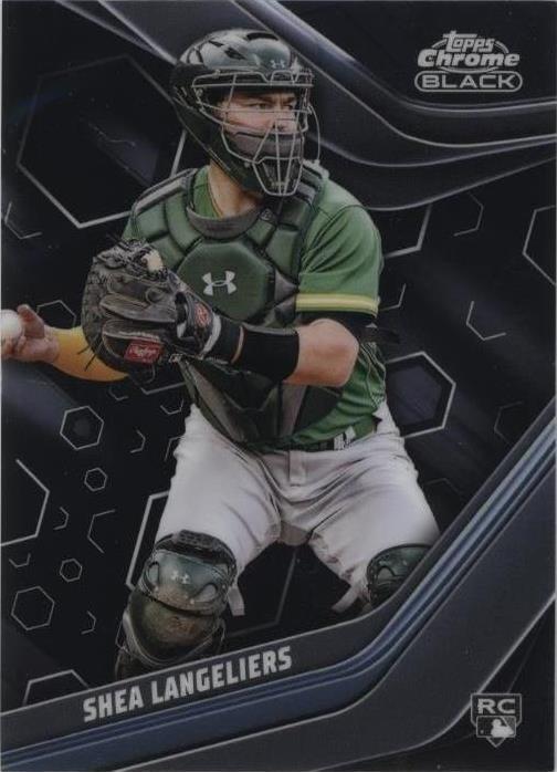2023 Topps Chrome Black - Shea Langeliers #51 (RC)