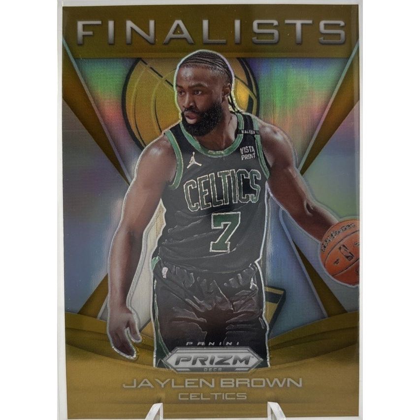 2024-25 Panini Prizm Deca - Finalists Jaylen Brown #10 Gold Prizm /10