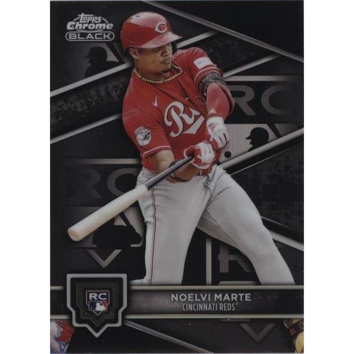 2024 Topps Chrome Black - Rookie Design Variation #94 Noelvi Marte (RC)