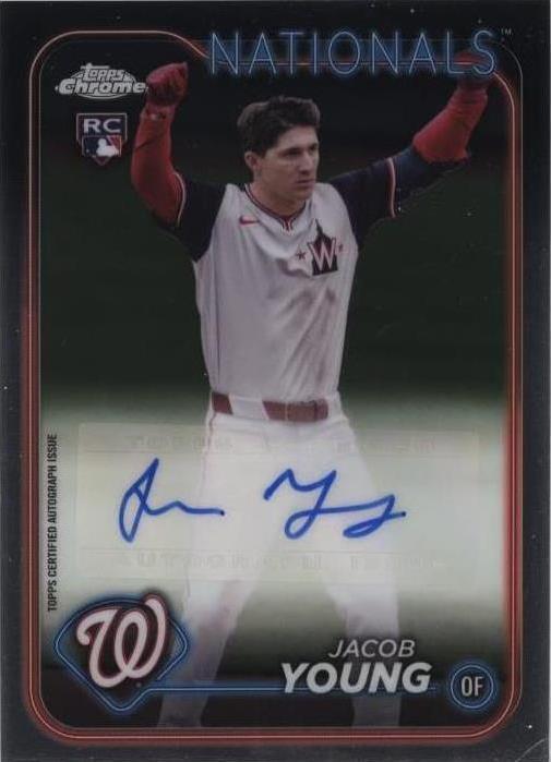 2024 Topps Chrome Update Series - Autographs Jacob Young #AC-JY (AU, RC)
