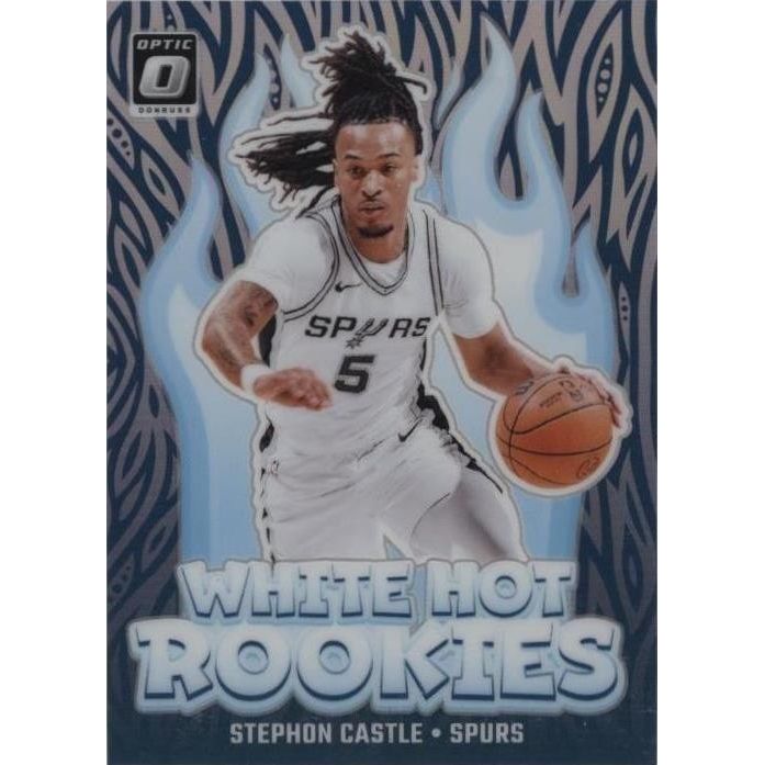 2024-25 Panini Donruss Optic - White Hot Rookies Stephon Castle #6 Holo Prizm...