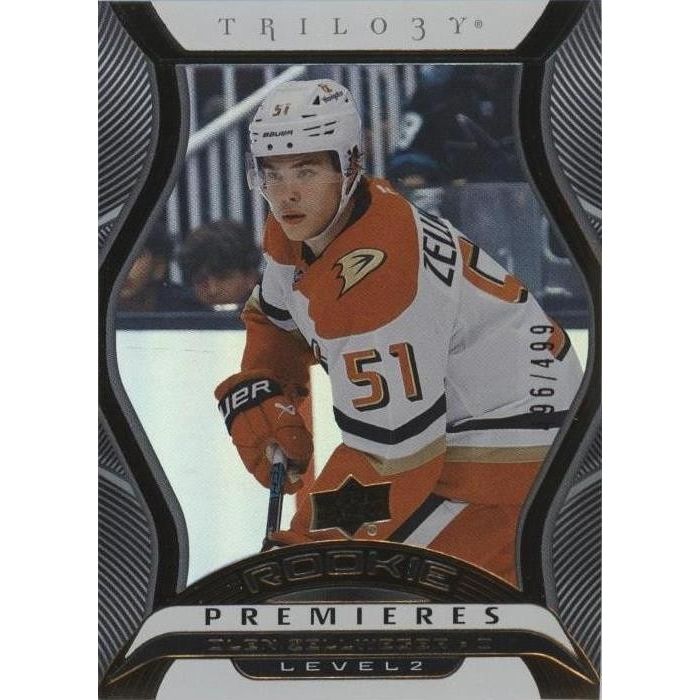 2024-25 Upper Deck - Trilogy Rookie Premiere Olen Zellweger #/499 PSA 8