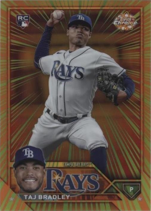 2023 Topps Chrome Update Series - Radiating Rookies Taj Bradley #RR-30 (RC)