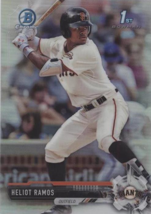 2017 Bowman Draft - Chrome Heliot Ramos #BDC-12 Refractor (RC)