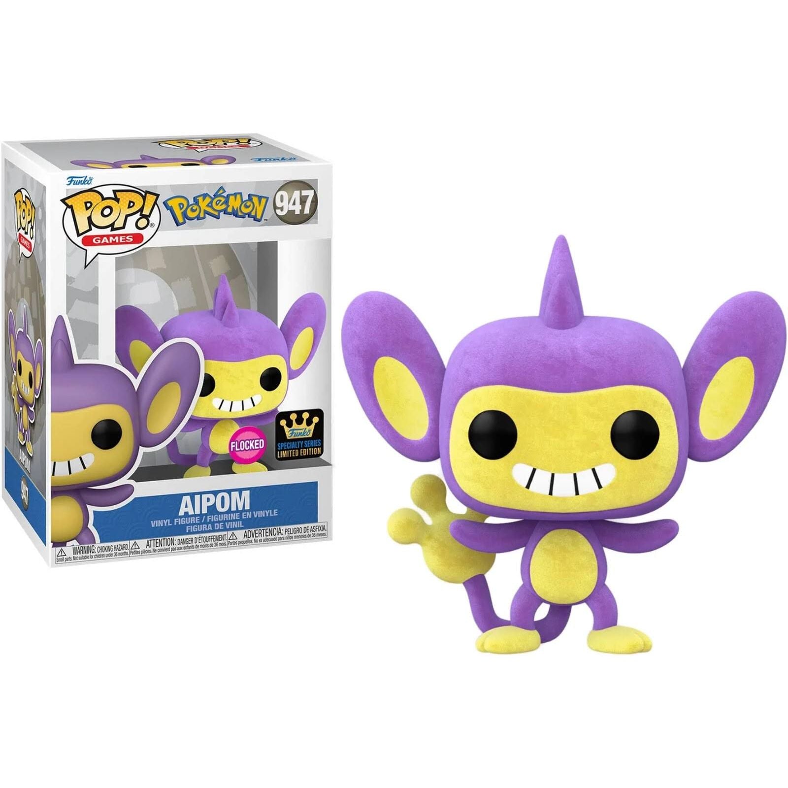 Funko Pop! Pokémon: Aipom (Flocked) #947 Specialty Series Exclusive