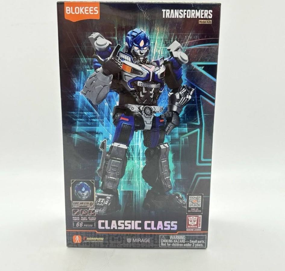 The Blokees Transformers Classic Class 06 Mirage Model Kit (66 Pieces)