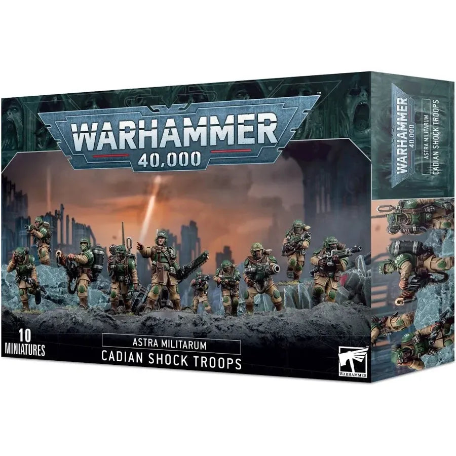 Warhammmer 40K Astra Militarum Cadian Shock Troops